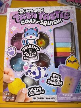 Tabbytastic Coat n' Squish Kids Sensory Toy - Purple Multicolor